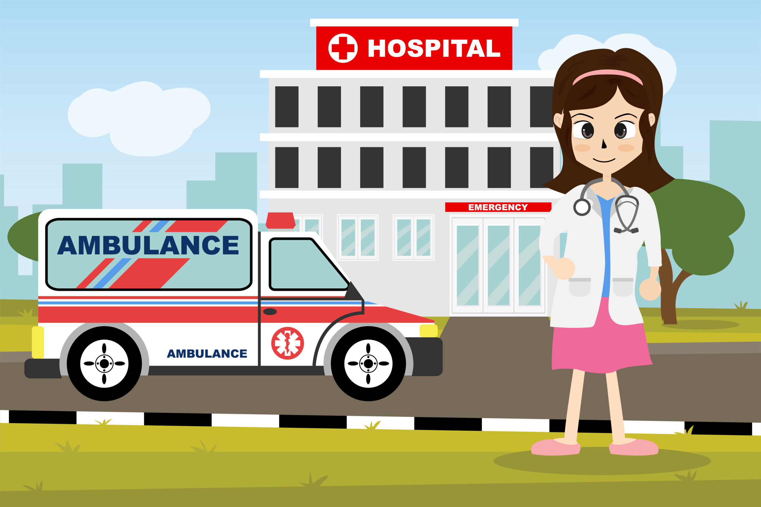 The,Professional,Medical,Team,For,Health,Life,Concept,With,Cartoon, The,Professional,Medical,Team,For,Health,Life,Concept,With,Cartoon,